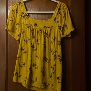 Mustard yellow small shirt